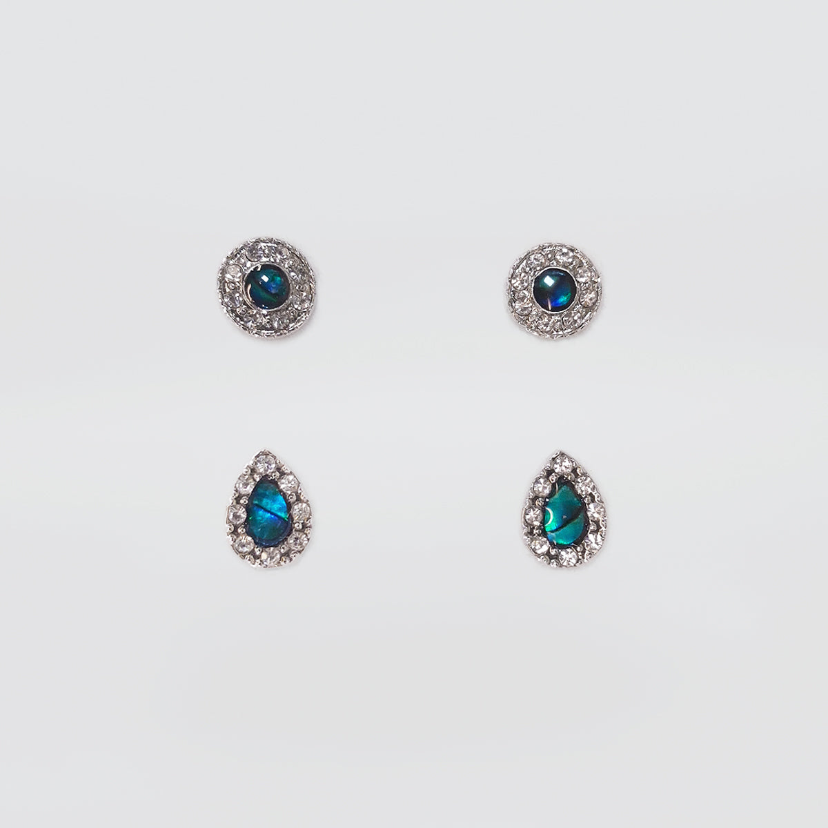 Paua Earrings - 'Teardrops'