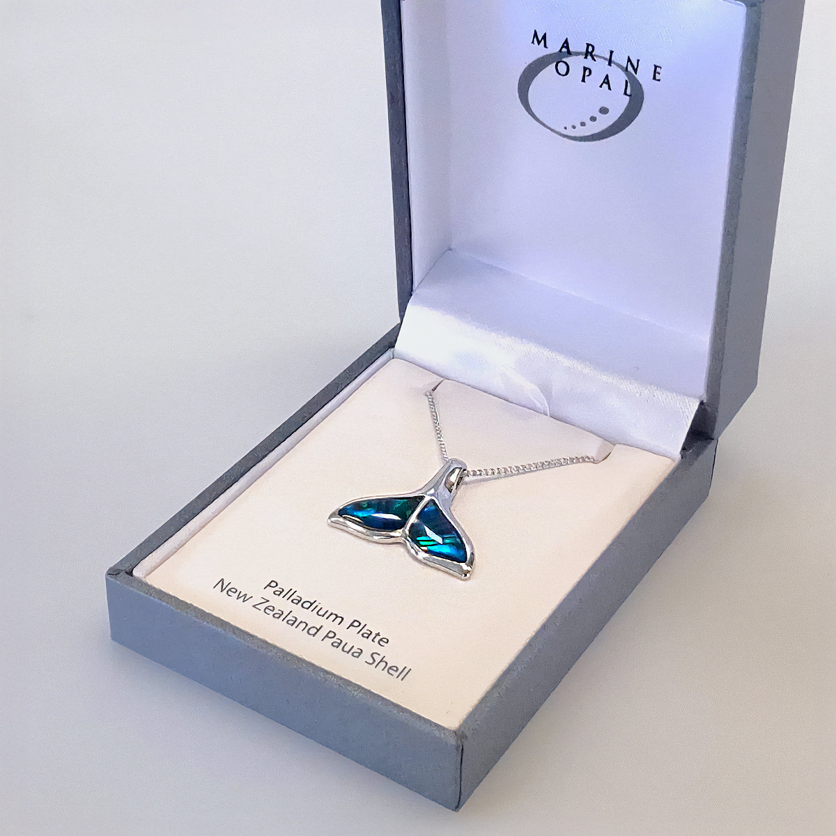 Paua Necklace - 'Whale Tail'