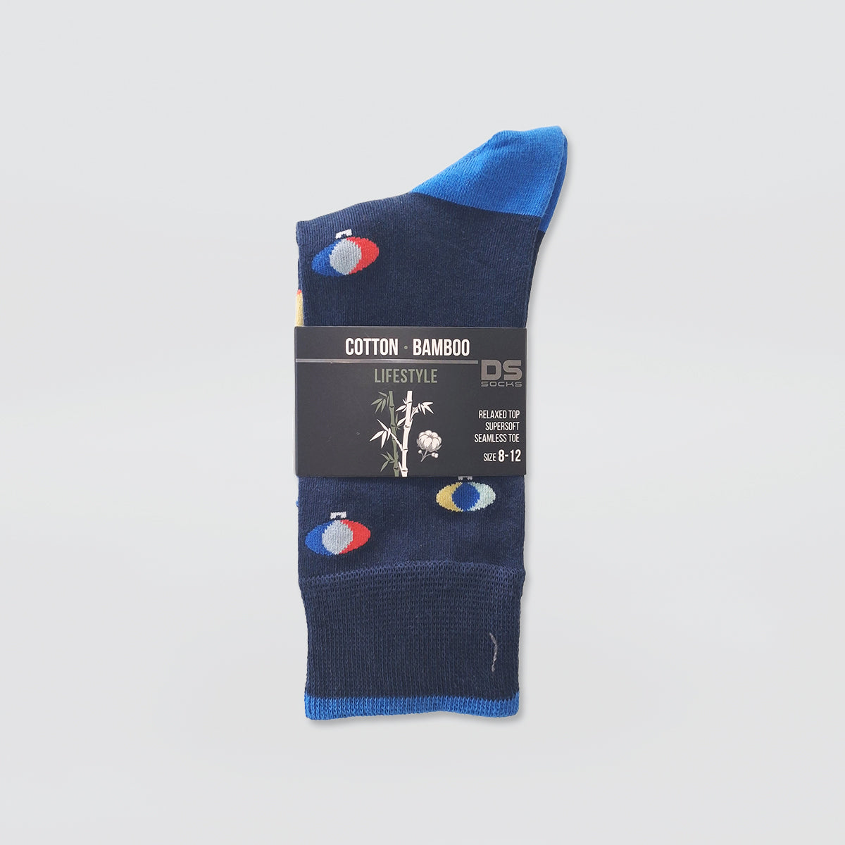 DS Bamboo Cotton Crew 'Ballin' Socks