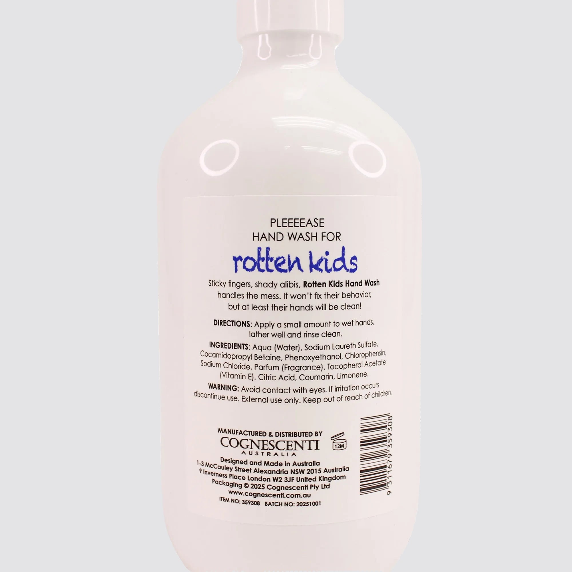 Handwash for 'Rotten Kids'