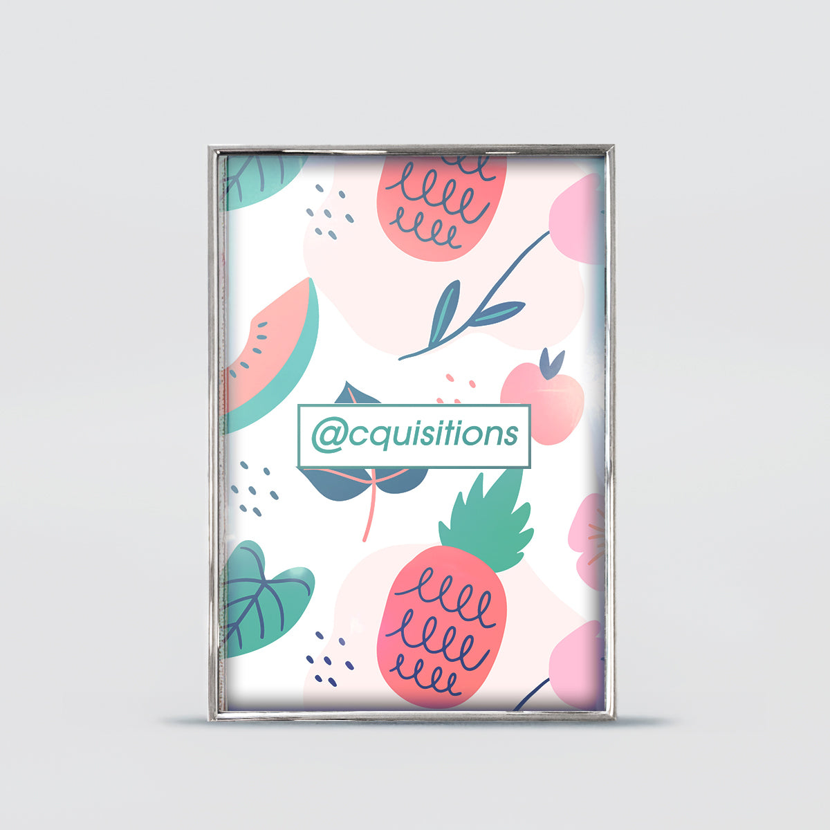 Silver 'Rolled Edge' Frame