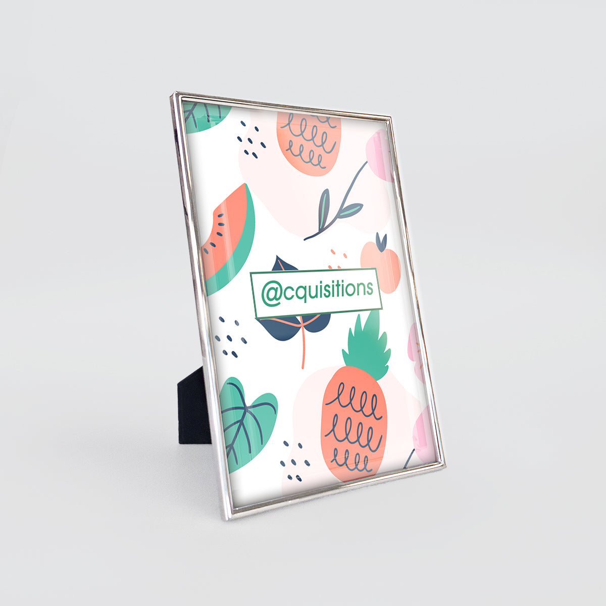 Silver 'Rolled Edge' Frame