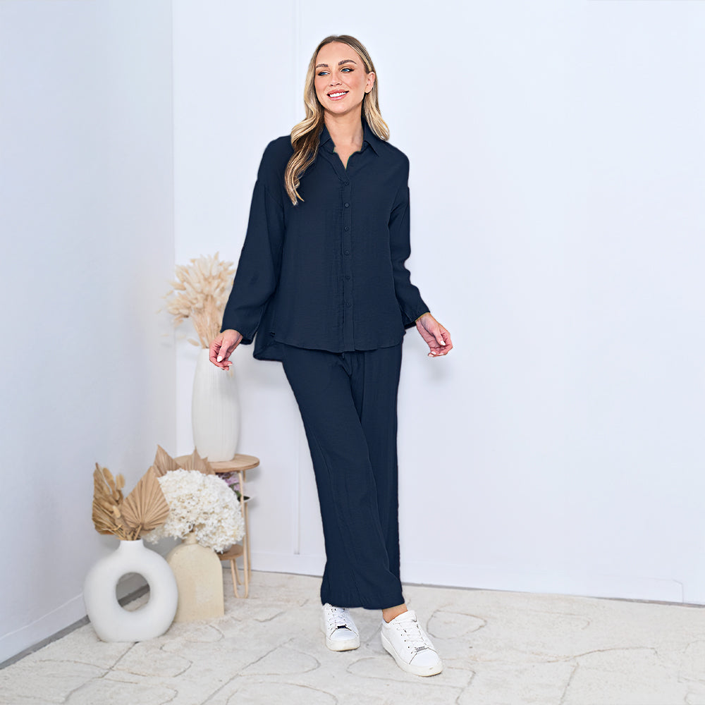 Cali&Co - Basic Long Sleeve Shirts
