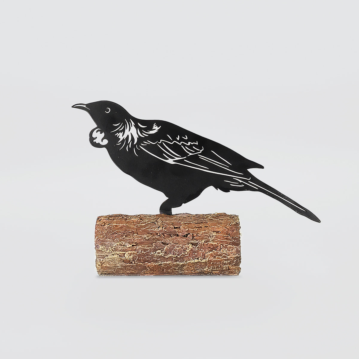 Birds Sitting On Logs Scuplture