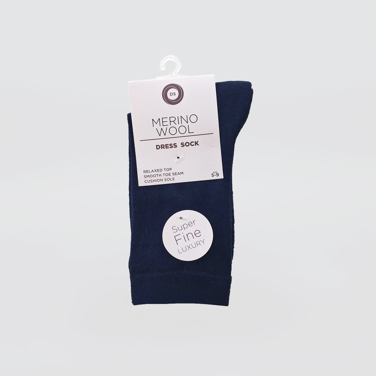 DS Merino Wool Dress Cushion Sole Socks
