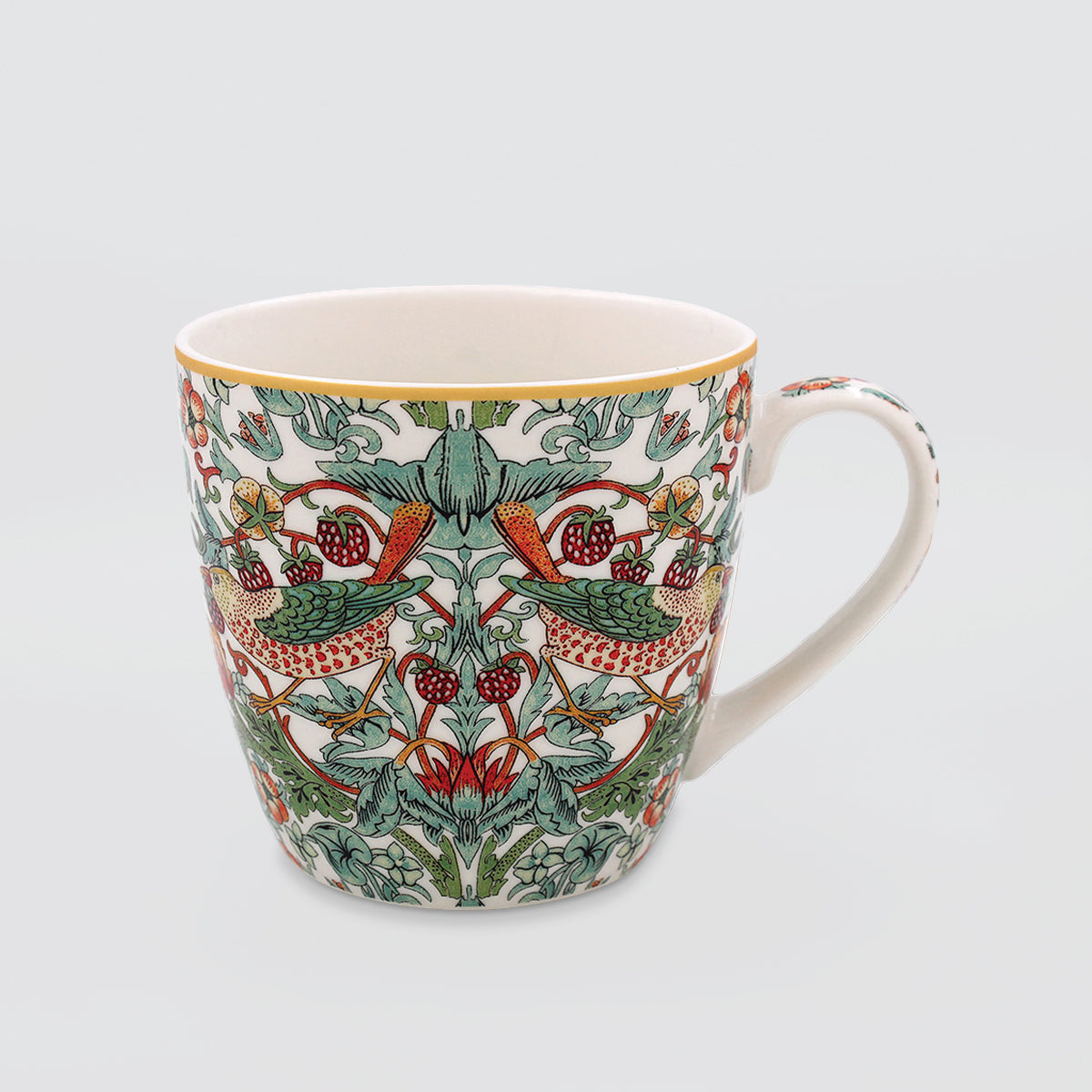 Strawberry Thief - Fine China Breakfast Mug