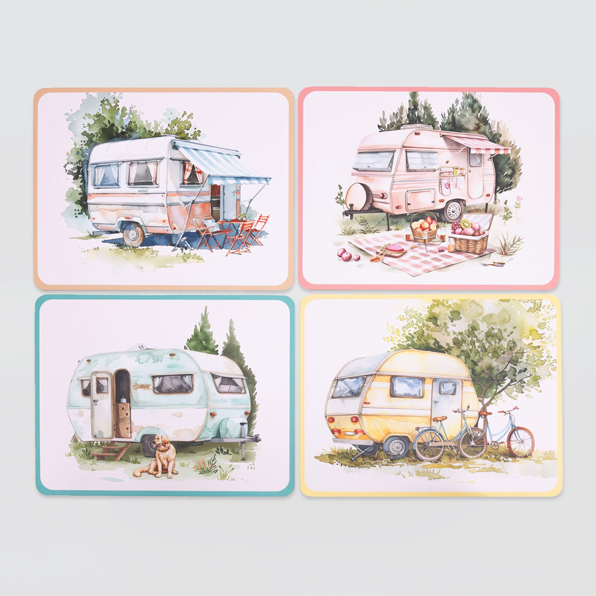 Caravan Placemats - Set/4