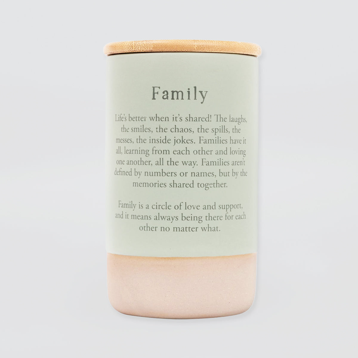 Heartfelt Memory Jar - 'Family'