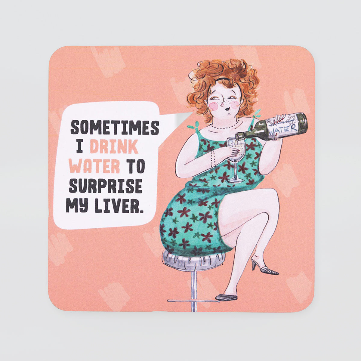 Funny Coaster - 'What Time?'