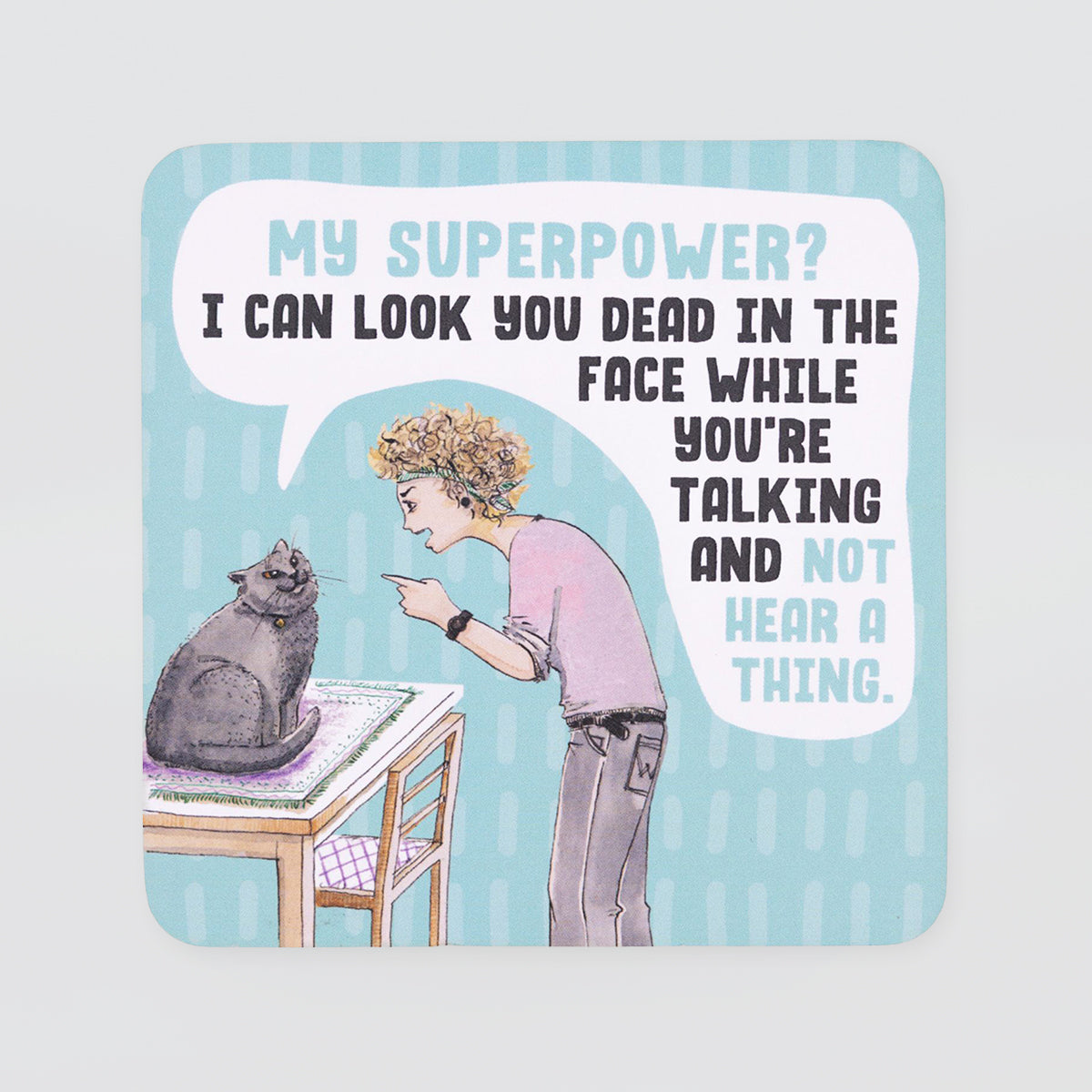 Funny Coaster - 'Superpower'