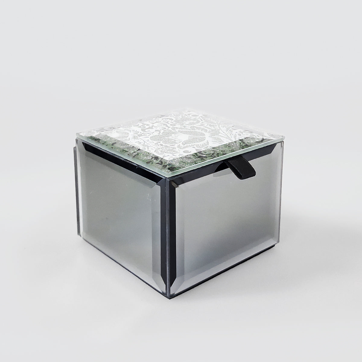 Glass Jewellery Trinket Box - Mini