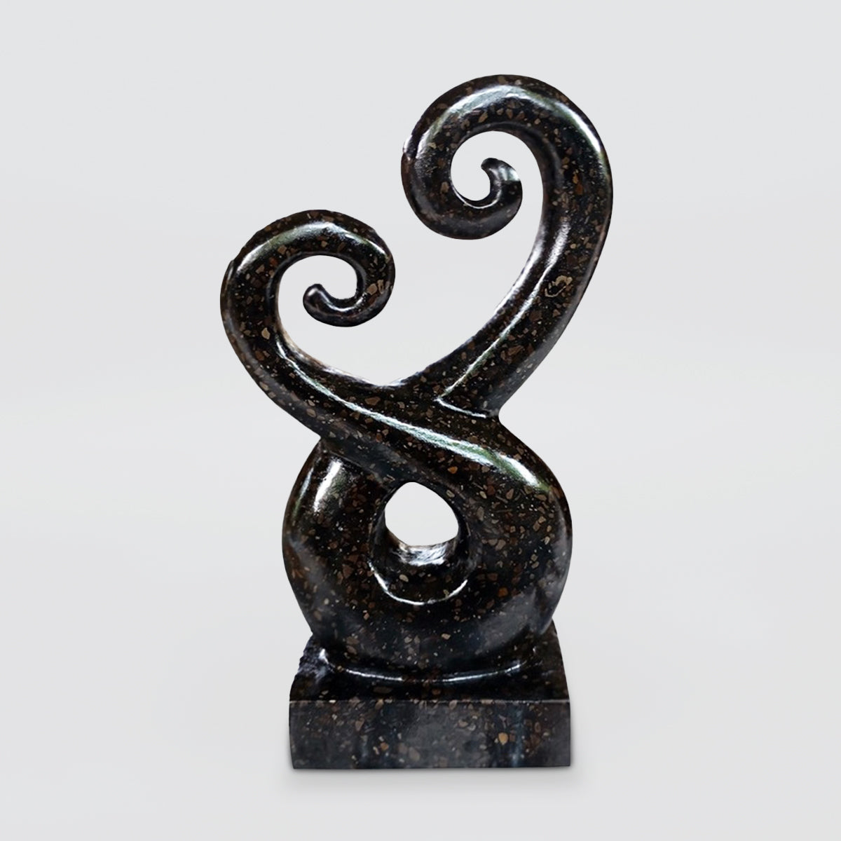 Terrazzo Entwined Koru Decor - 25cm
