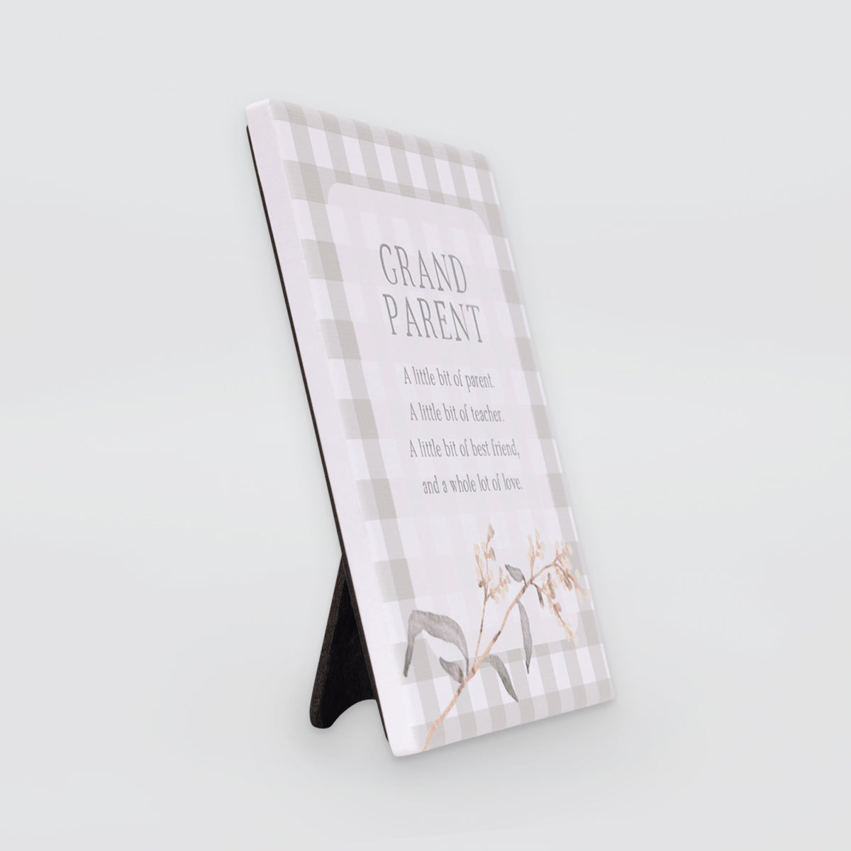 Rustic Meadow - Plaque Verse - Granparents