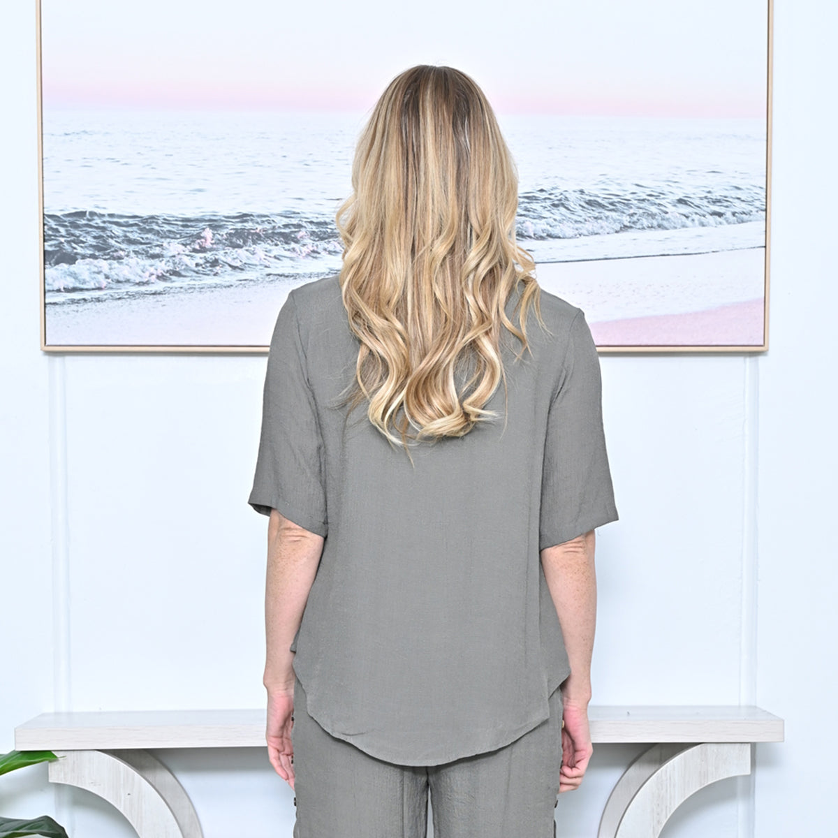 One Button Layered Top