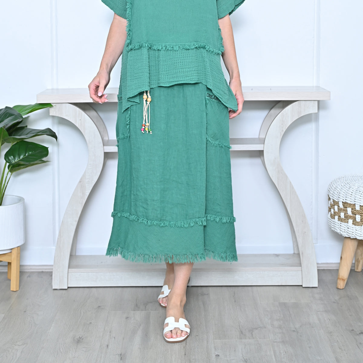 Future Cotton Linen Skirt