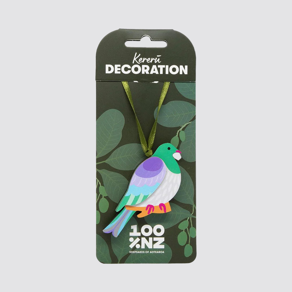 NZ Christmas Wooden Baubles