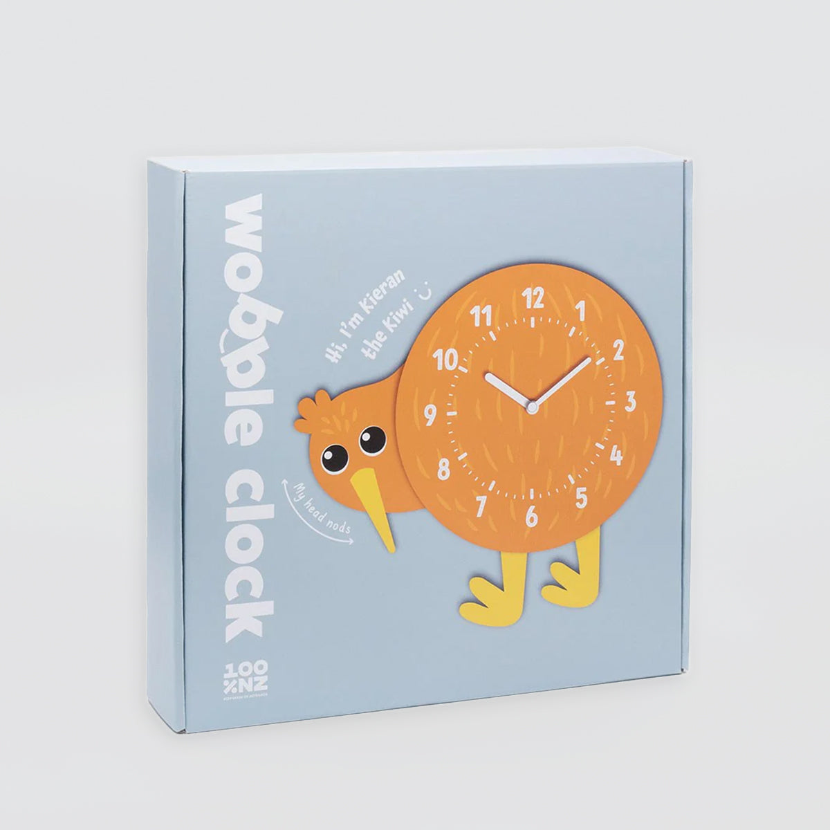 Wobble Clock - 'Kieran The Kiwi'
