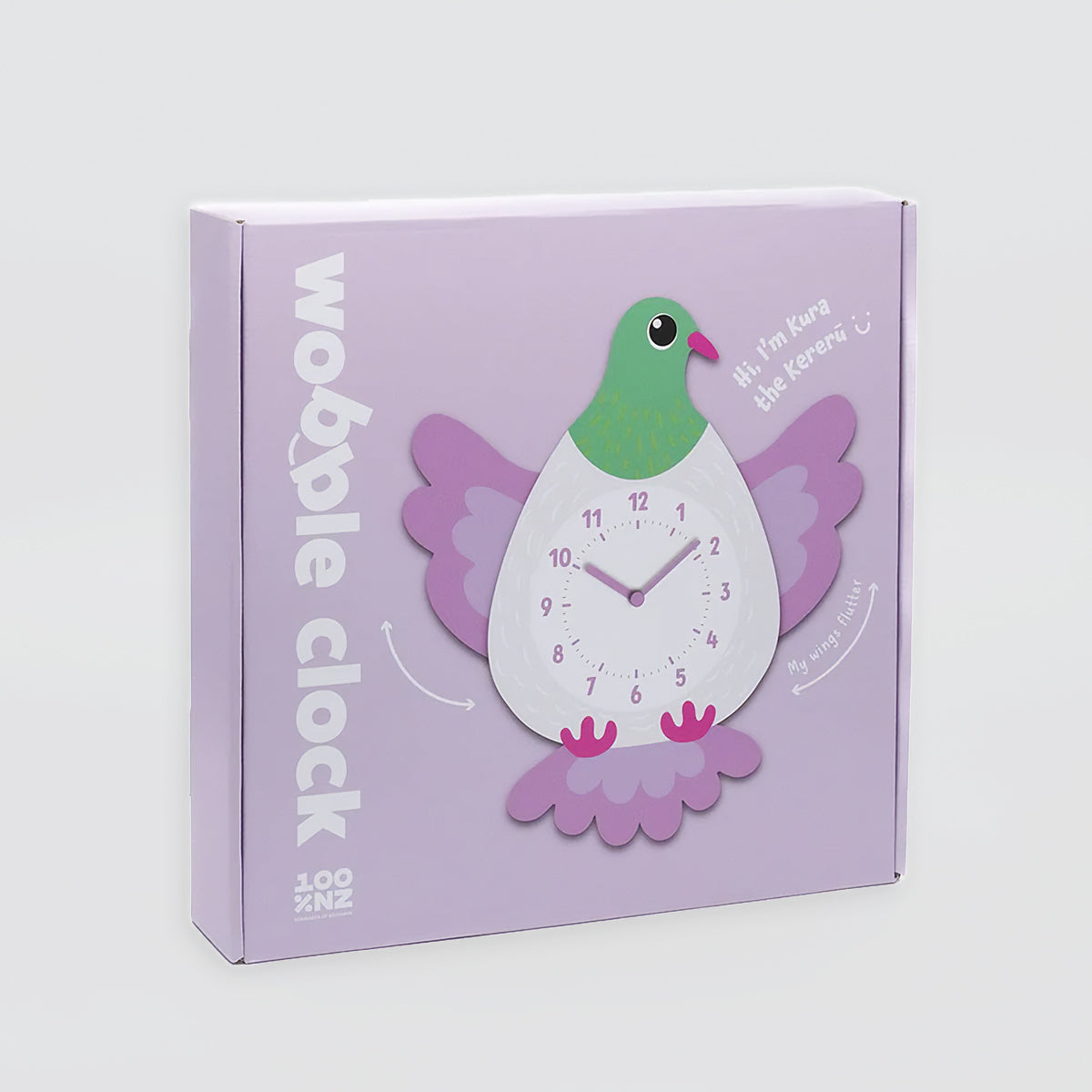 Wobble Clock - 'Kura Kereru'