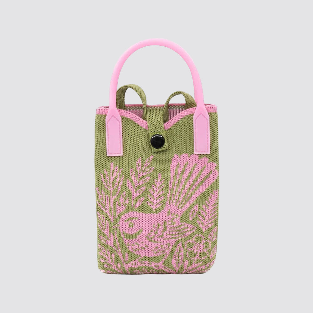 NZ Native Bird Woodcut Crossbody Bags