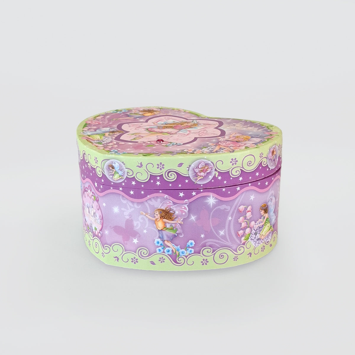 Heart Music Box - 'Fairy & Green Trim'