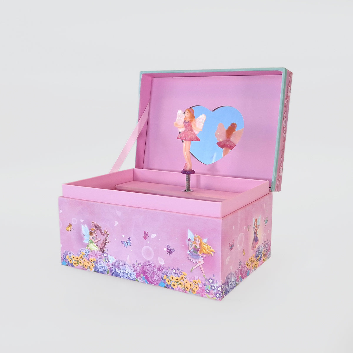 Rectangle Music Box - 'Fairy Pink'