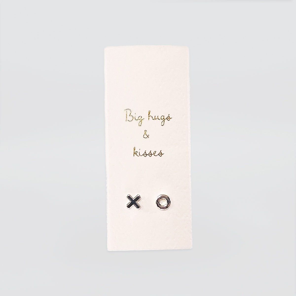 Lilly&Mae - Petite 'Hug & Kiss' Stud Earrings