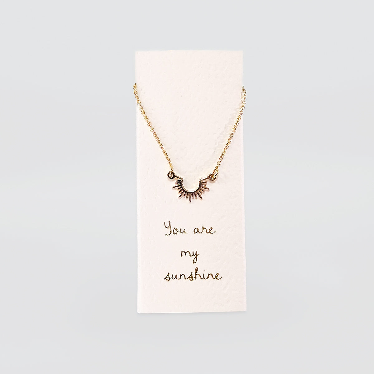 Lilly&Mae - Petite 'You Are My Sunshine' Necklace
