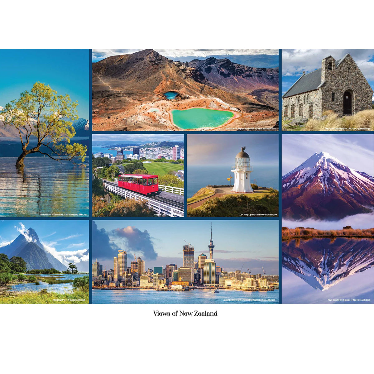 100 Piece Jigsaw - 'NZ Icons'