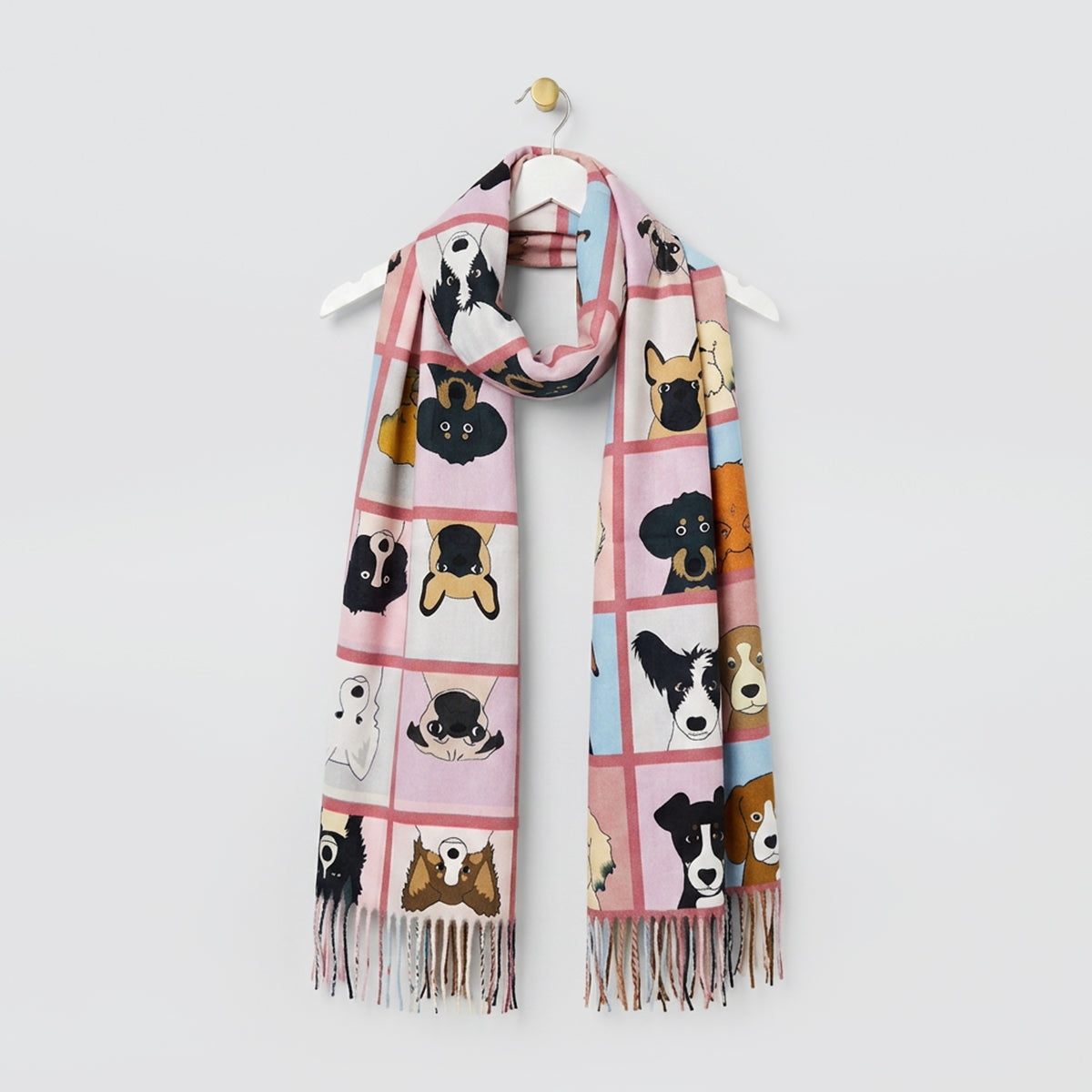 Illustrated-Style Dog Scarves