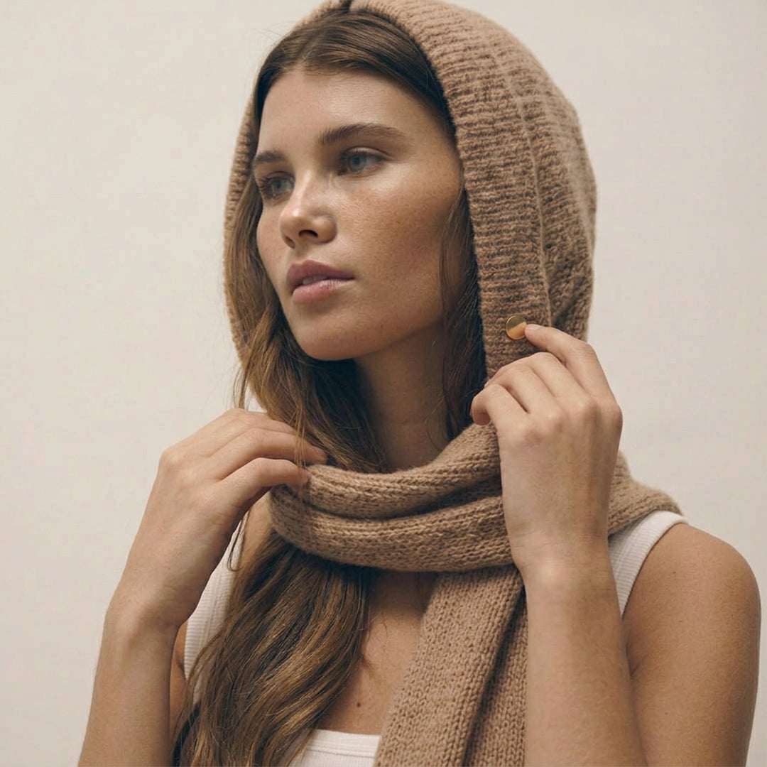 Mohair Hood Scarves