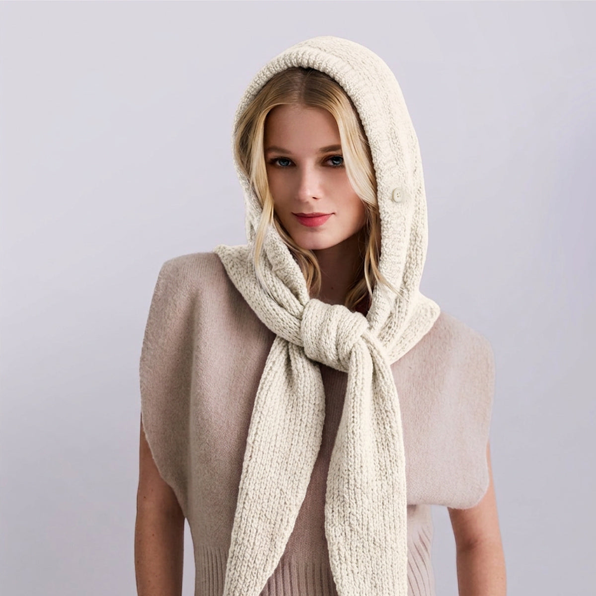 Mohair Hood Scarves