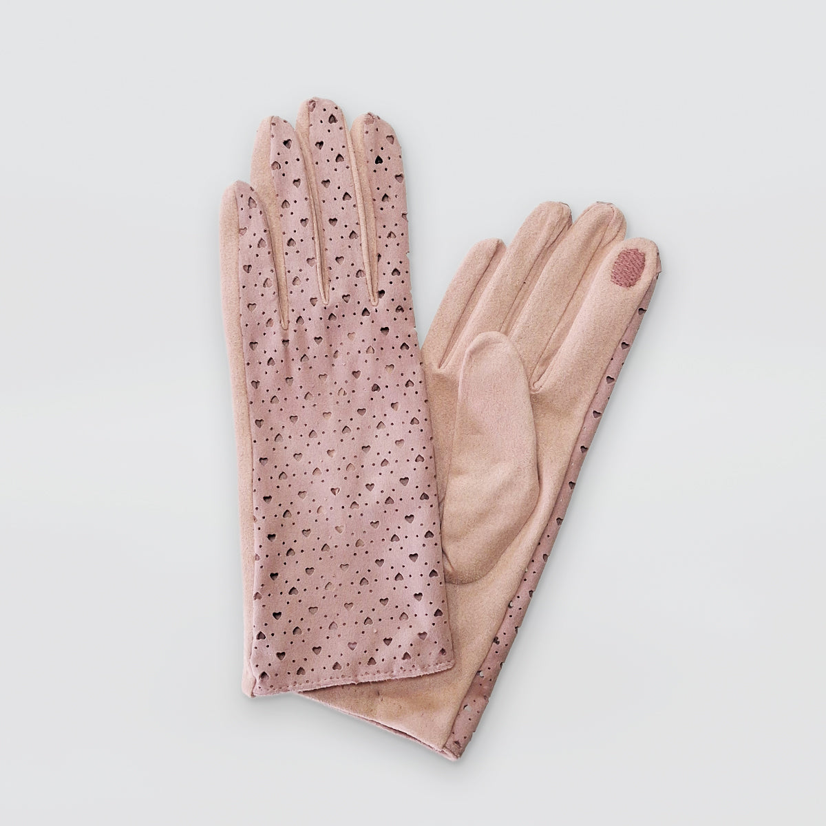 Heart Cutwork Gloves