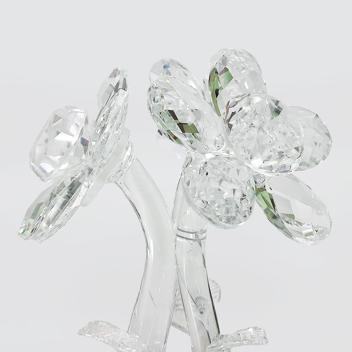 Crystal Glass Triple Flower