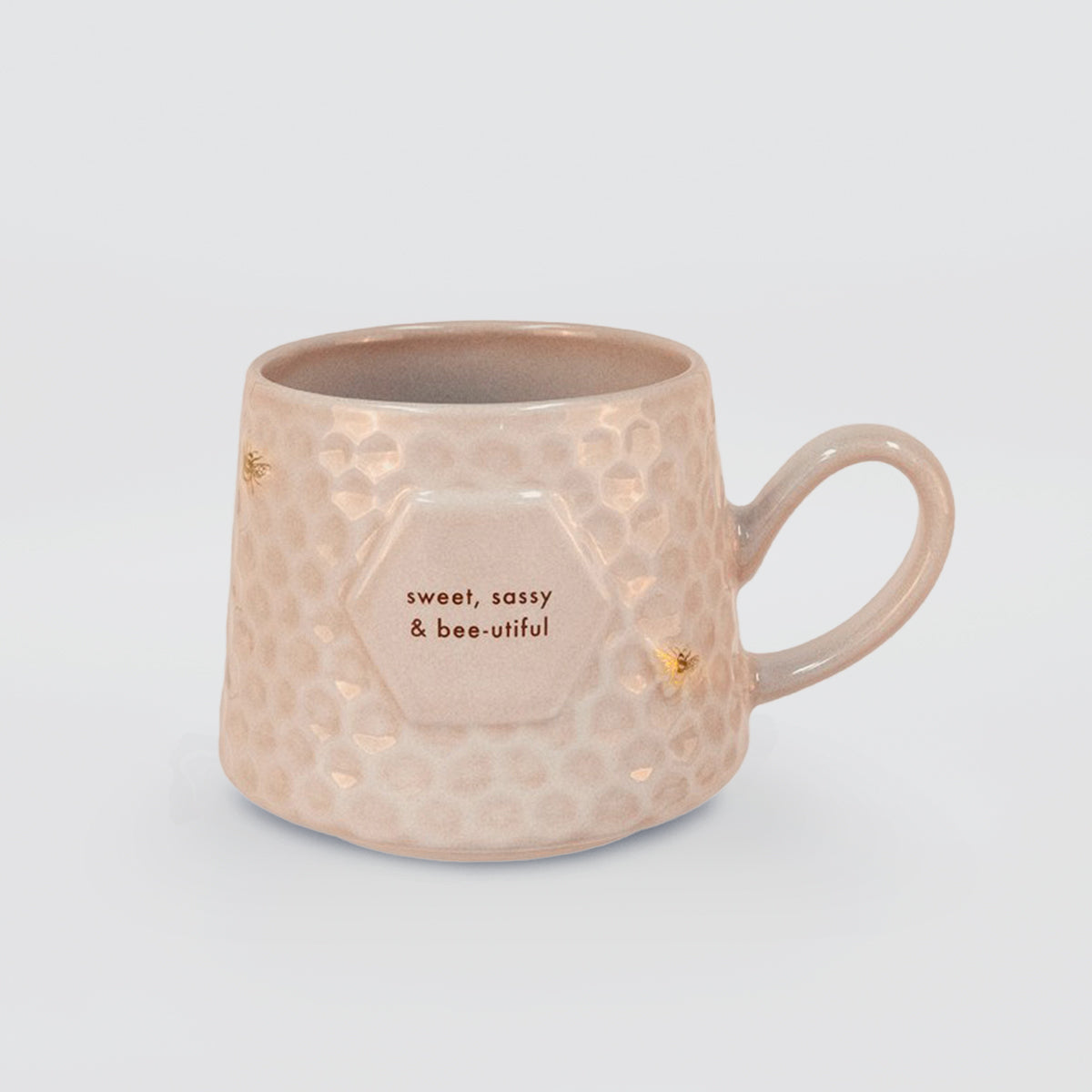 Honeycomb Mug - 'Bee-utiful'