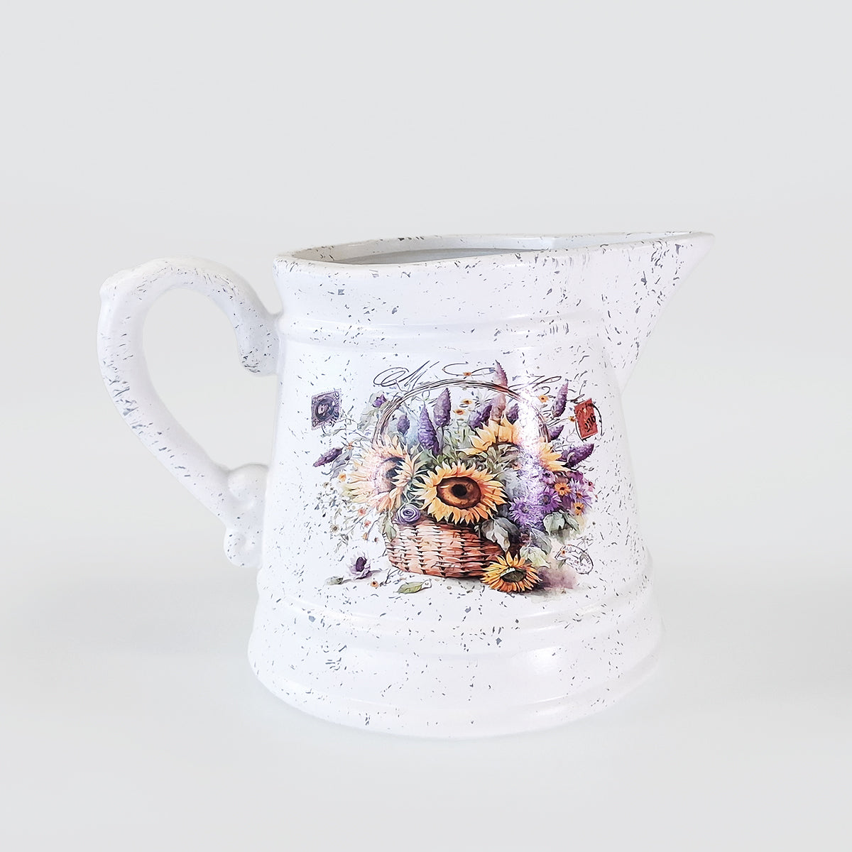 Tapered Jug Planter - Sunflower