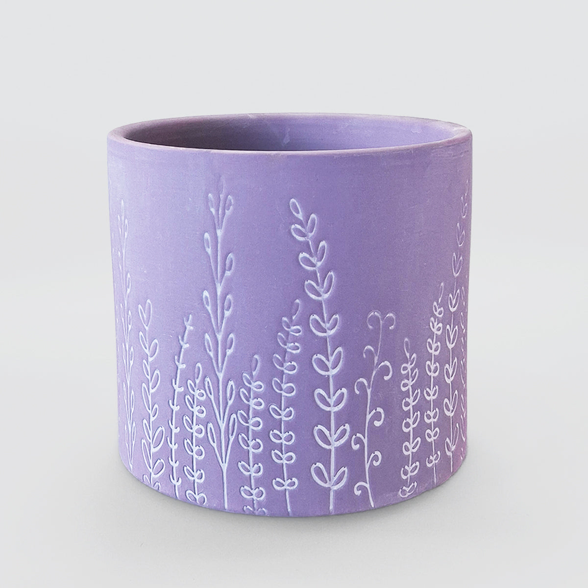 Embossed Flower Planter Pots