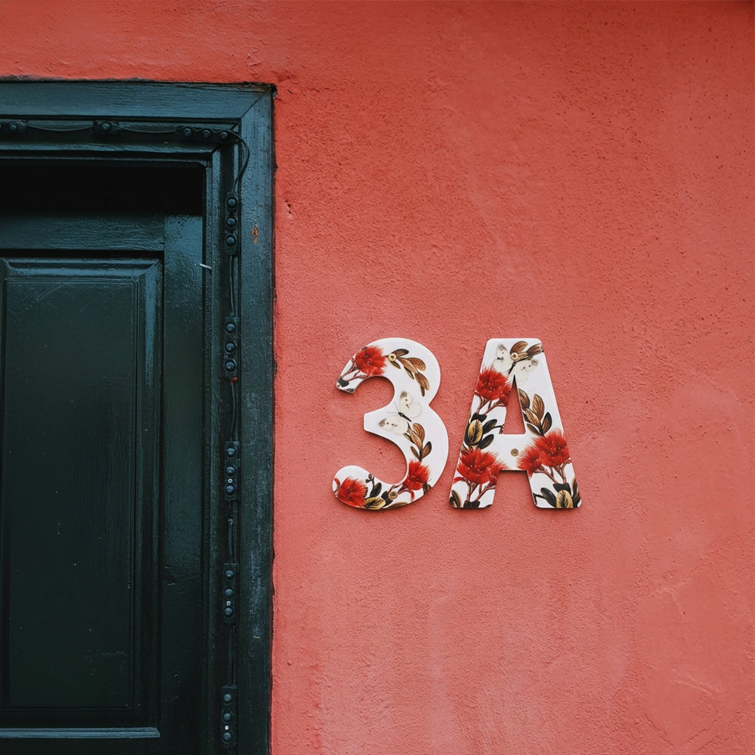 Pohutukawa House Numbers