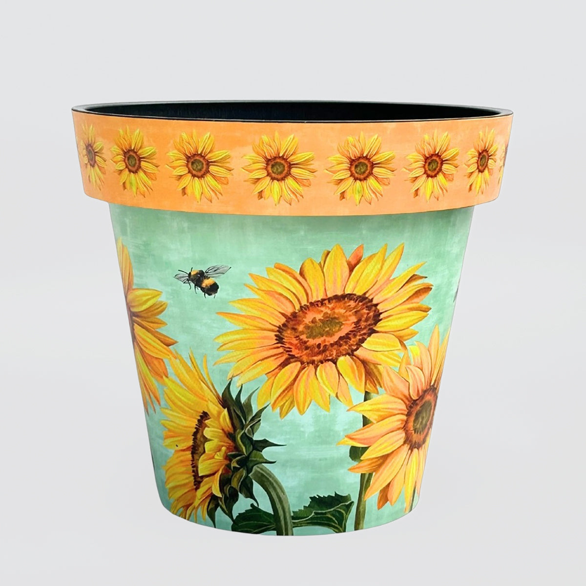 Zest Planter Pots - Colourful Sunflower