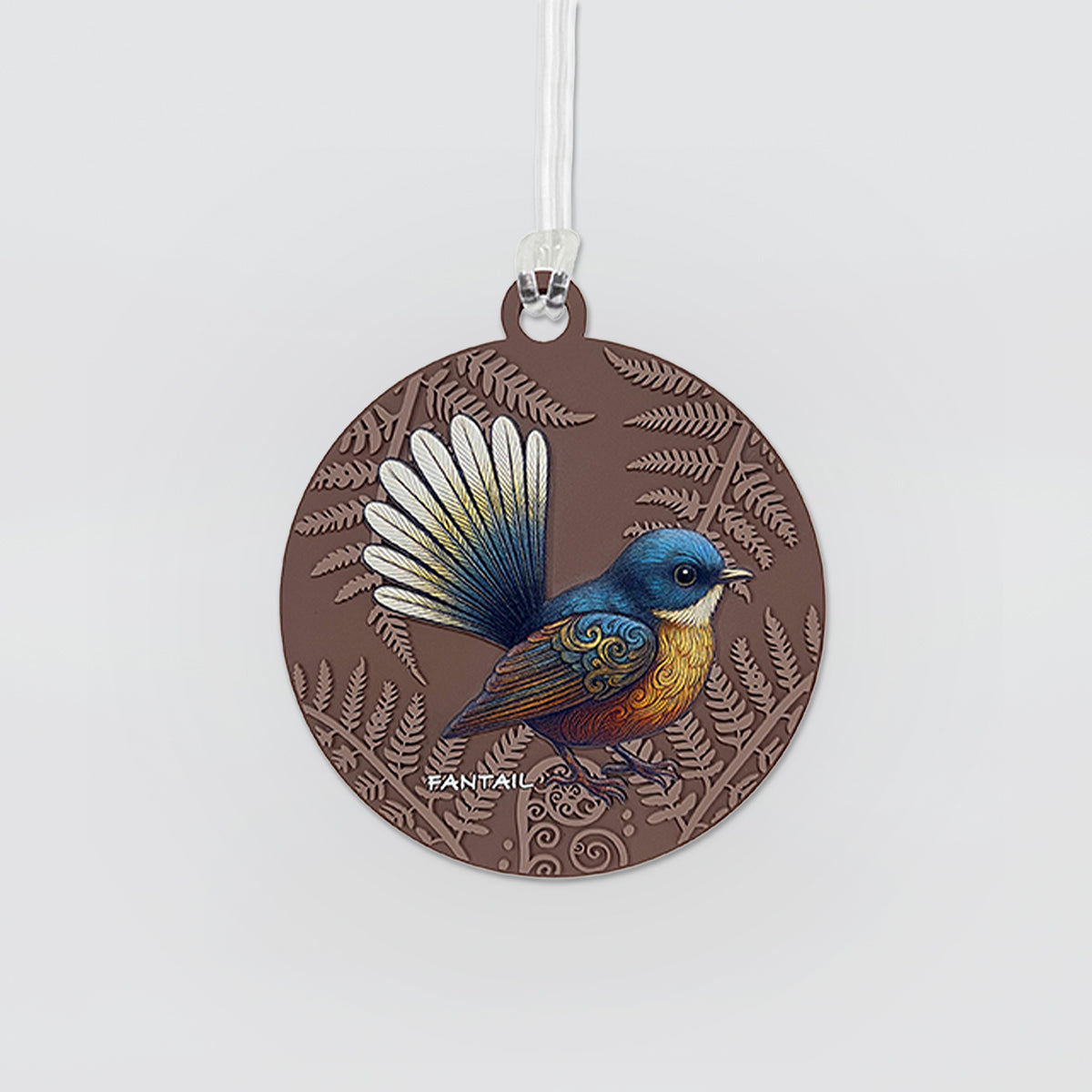 NZ Luggage Bag Tag - 'Fantail'