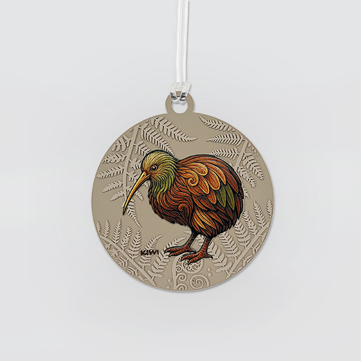 NZ Luggage Bag Tag - 'Kiwi'
