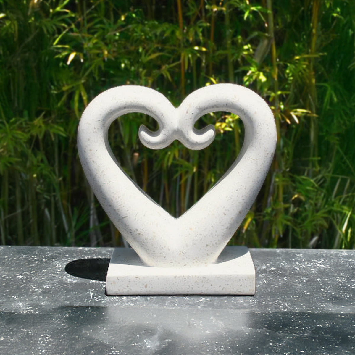 Terrazzo Koru Heart Decor - 25cm