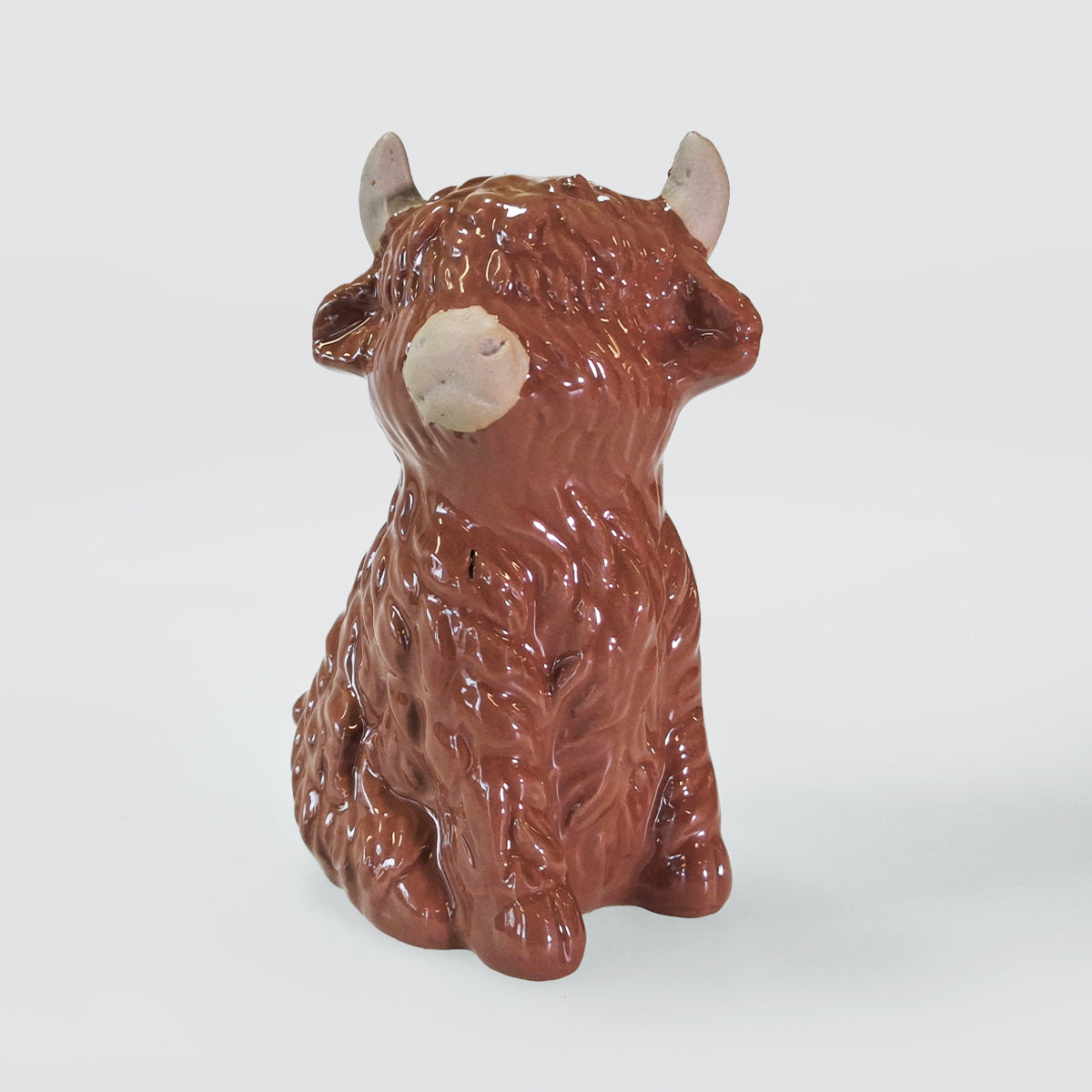 Ceramic Highland Cow Figurine