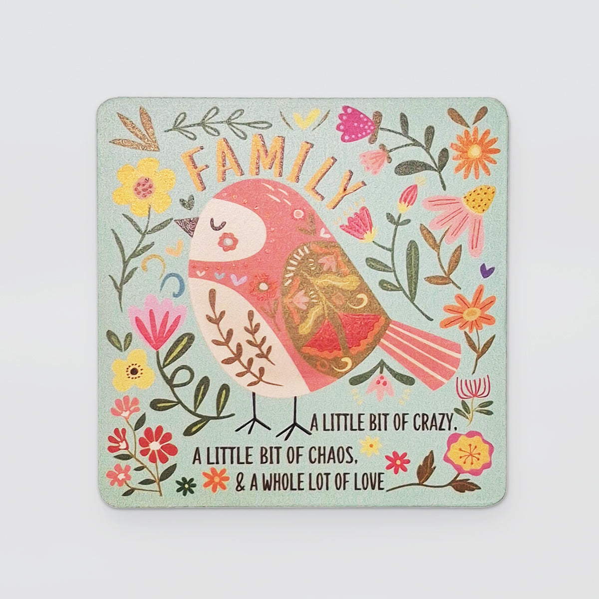 Wooden Coaster Set/4 - Birds