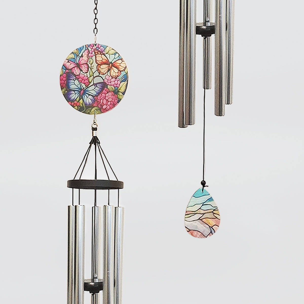 Colourful Glass Wind Chimes