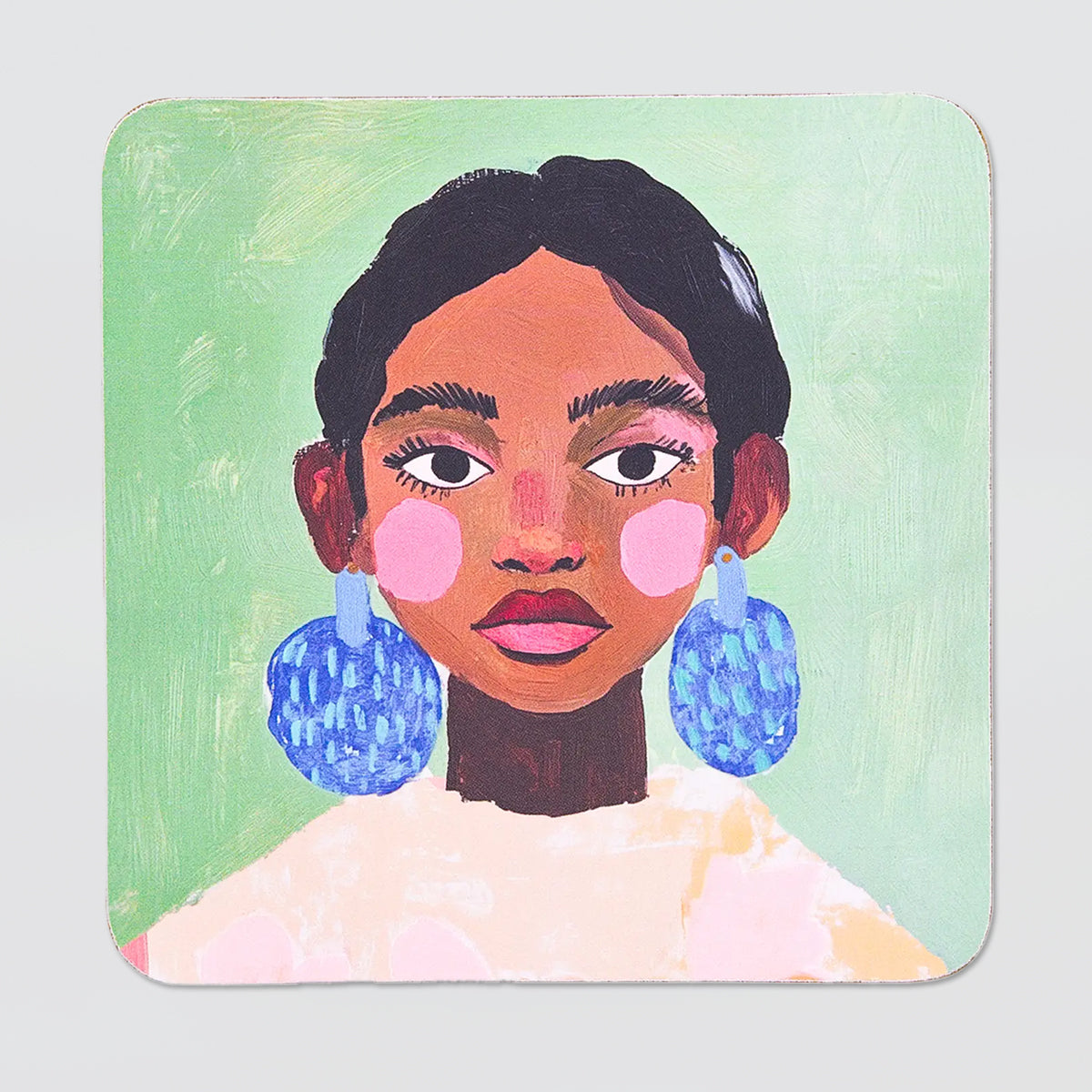 Billie - Ceramic Coasters - Set/4