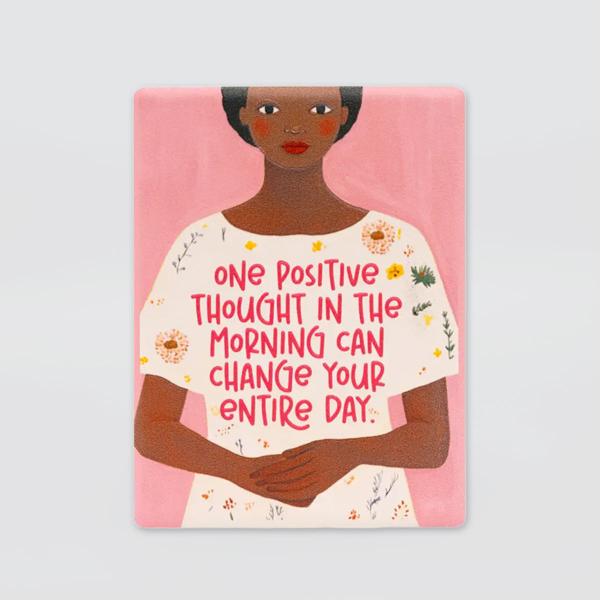 Billie Ceramic Magnet - Positive Thoughts
