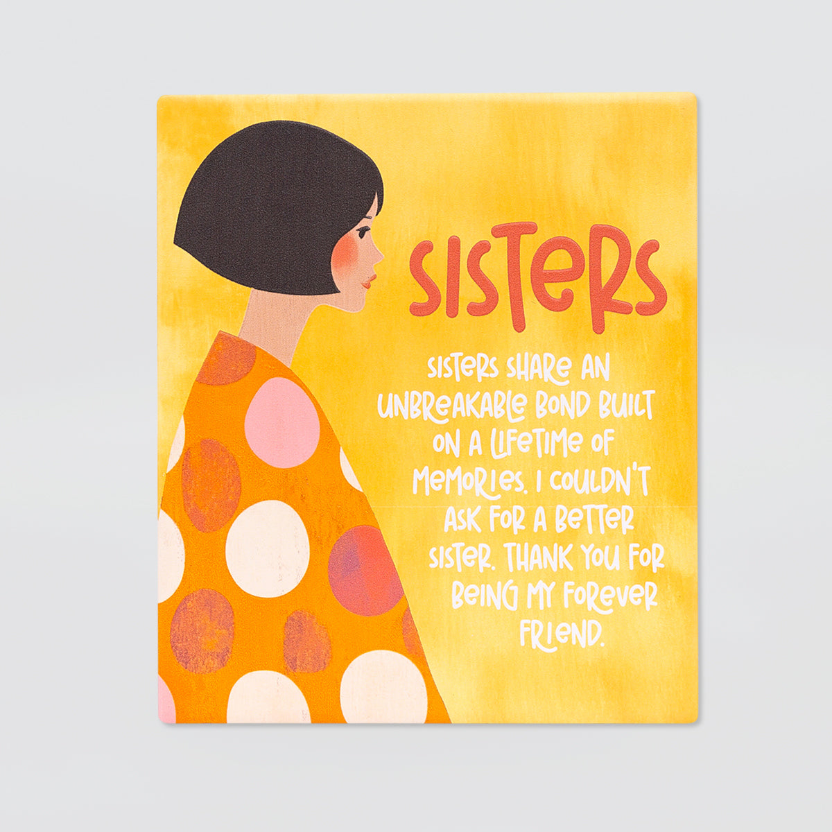 Billie - Verse Plaque - Sisters