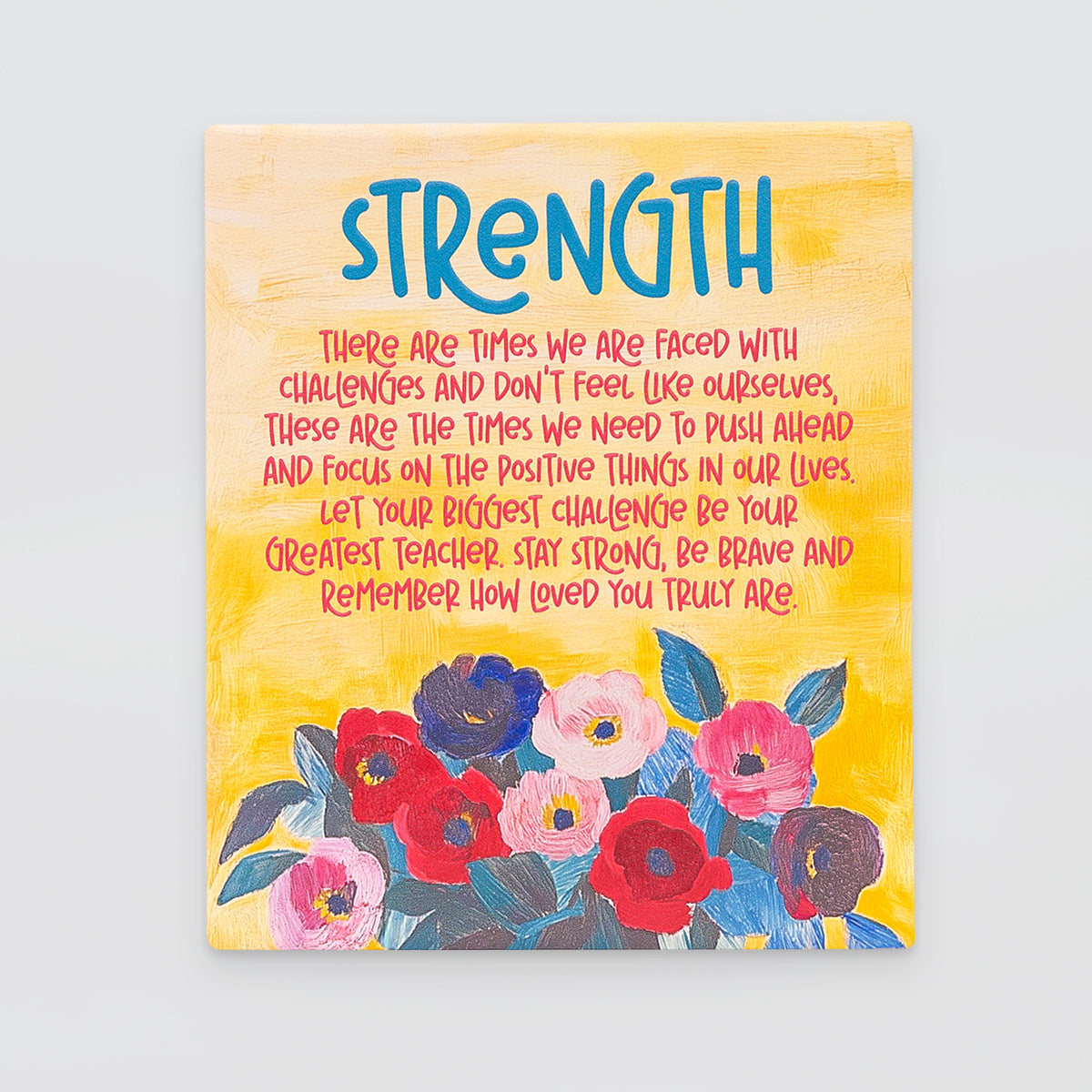 Billie - Verse Plaque - Strength