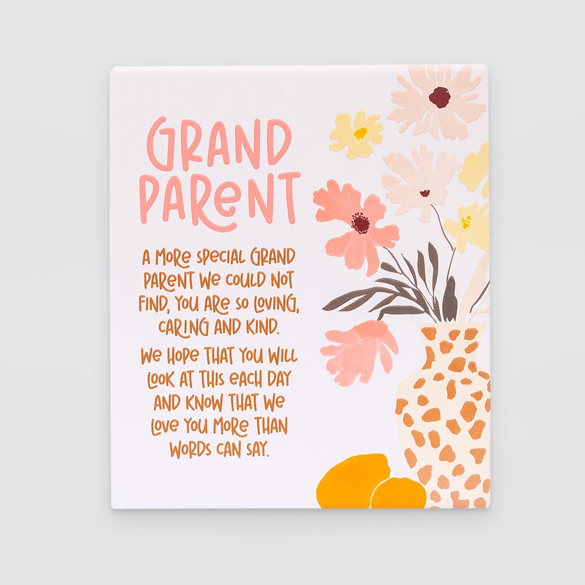Billie - Verse Plaque - Grandparent
