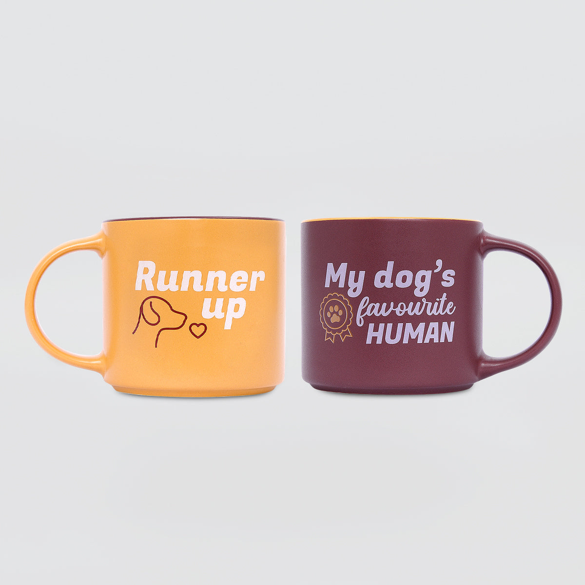 Cheeky Mugs Set - Dogs Favourite Human